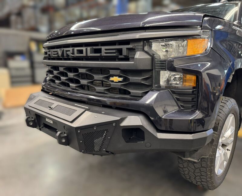 Chevrolet Silverado 1500 Bumper - Front - Go Rhino - BR6 - Textured Black - `22-`26